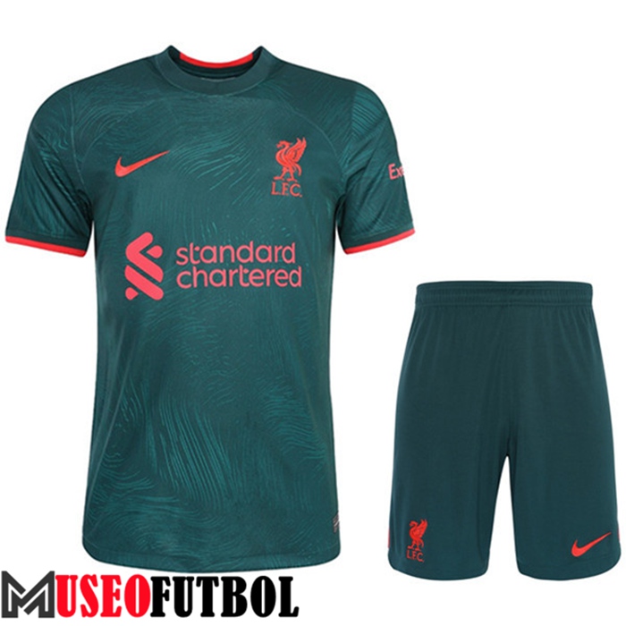 Camiseta FC Liverpool Ninos Tercera 2022/2023