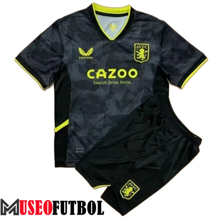 Camiseta Aston Villa Ninos Tercera 2022/2023