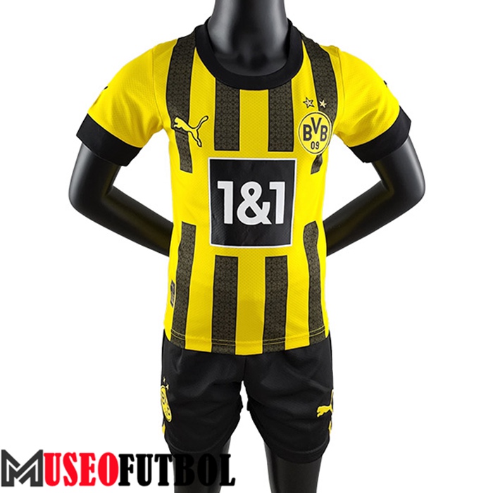 Camiseta Dortmund Ninos Primera 2022/2023