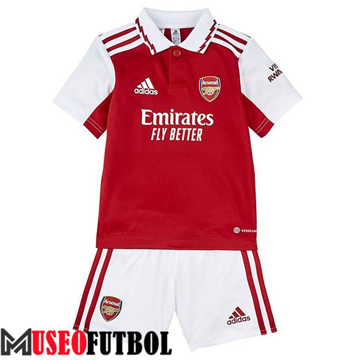 Camiseta Arsenal Ninos Primera 2022/2023