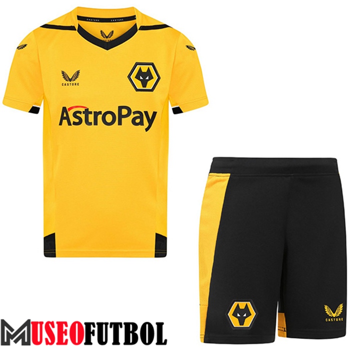 Camiseta Wolves Ninos Primera 2022/2023