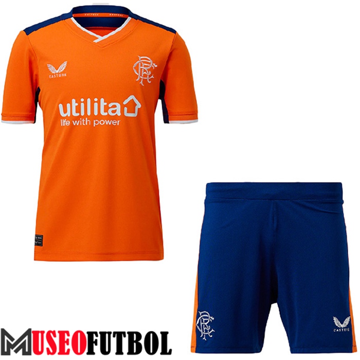 Camiseta Rangers FC Ninos Tercera 2022/2023