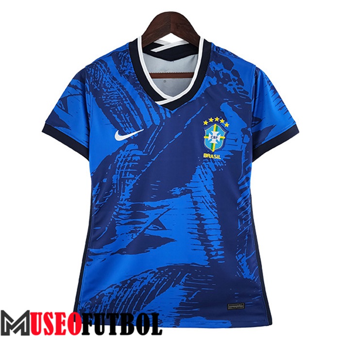 Camiseta Brasil Mujer Classic Azul 2022/2023