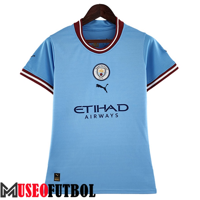 Camiseta Manchester City Mujer Primera 2022/2023